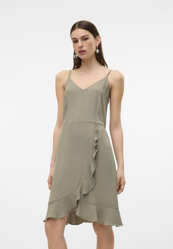 Vero Moda VMALVA SINGLET FRILL MINI DRESS