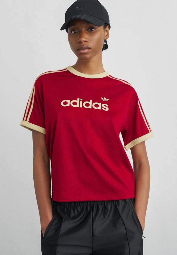 adidas Originals TEE - Print T-shirt - team victory red/warm vanilla