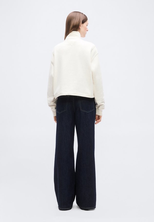 Tommy Jeans LOGO EMBROIDERY RELAXED QUARTER-ZIP SWEATSHIRT
