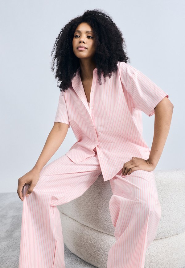Calvin Klein Underwear SHIRT PANT - Pyjama set - cradle pink