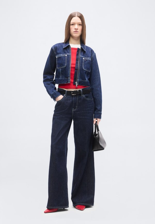 Tommy Jeans CROPPED ZIP-THRU DENIM JACKET