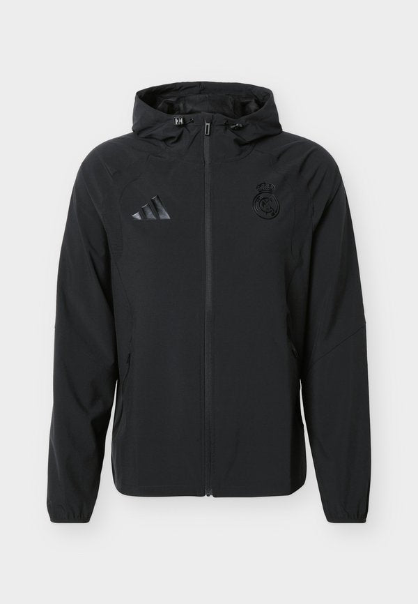 adidas Performance REAL MADRID TRAVEL FULL ZIP  - Windbreaker - black