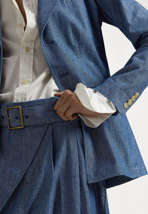 Polo Ralph Lauren SINGLE-BREASTED CHAMBRAY BLAZER