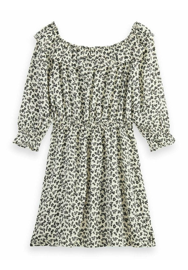 Scotch & Soda OFF SHOULDER FRILLED SMOCK