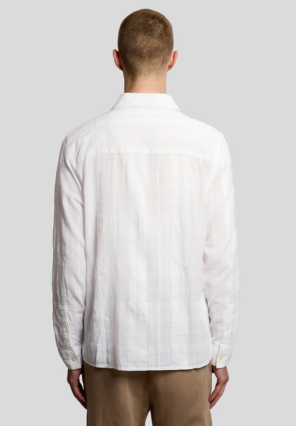 Lyle & Scott CHECK LONG SLEEVE REVERE COLLAR
