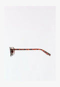 Bershka OVAL - SUNGLASSES - Sunglasses - dark brown