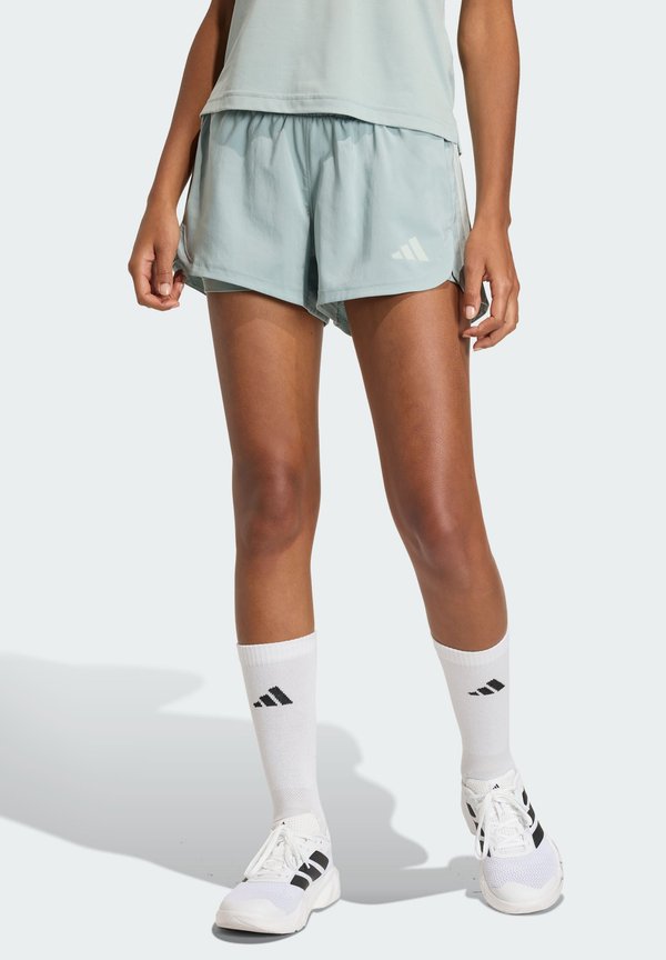 adidas Performance PACER WORKOUT WOVEN 2IN1 - Sports shorts - sage