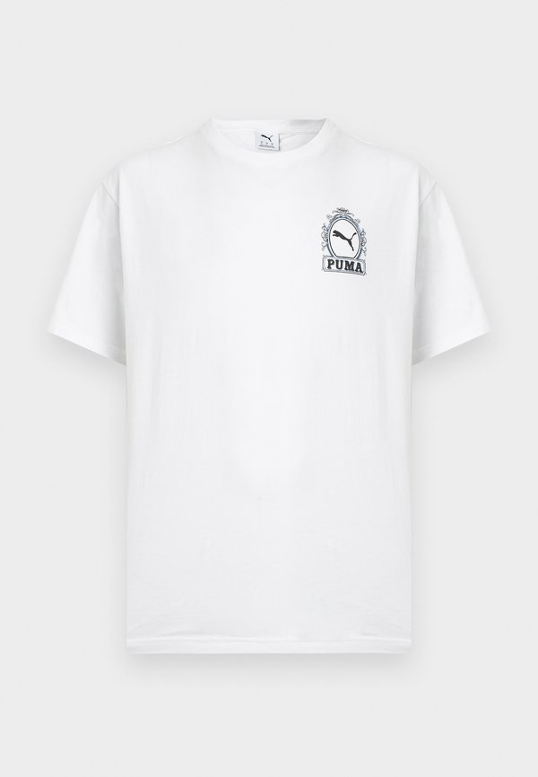 Puma GRAPHIC MEDITERRANEAN TILES TEE - Print T-shirt - puma white