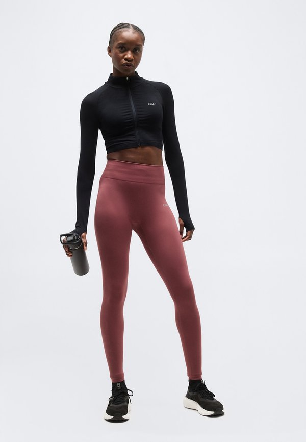 ICANIWILL DEFINE SEAMLESS CROPPED ZIP JACKET