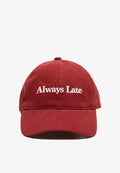 Bershka EMBROIDERED - CAP - Cap - bordeaux