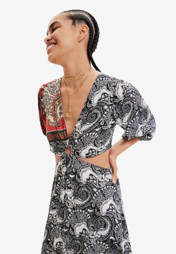 Desigual LONG PAISLEY CUT OUT