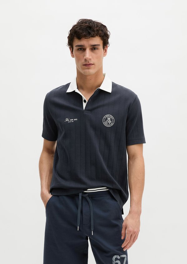 Marc O'Polo MOP CLUB '67 FOOTBALL TRICOT POLO, RIB