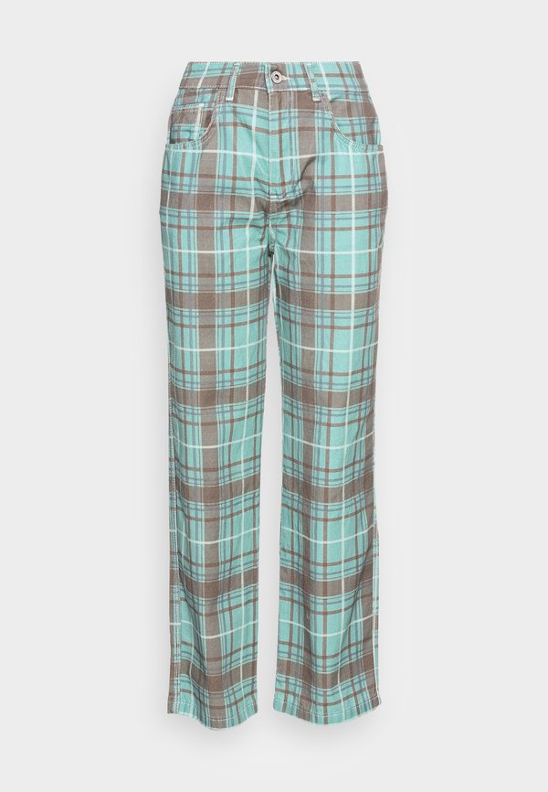 Kickers Classics CHECK DRILL STRAIGHT LEG TROUSER