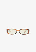 Bershka WITH BLUE LIGHT FILTER - GLASSES - Sunglasses - dark brown