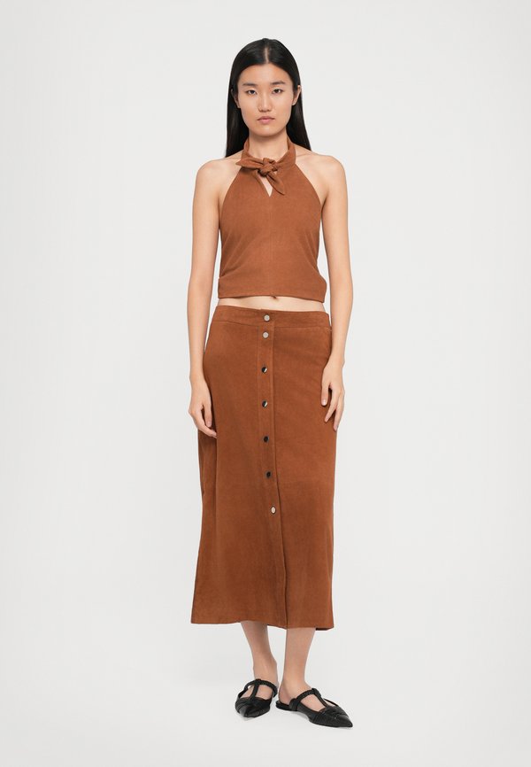 STUDIO ID TIE NECK HALTER