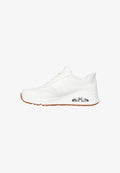 Skechers Trainers - white duraleather mesh
