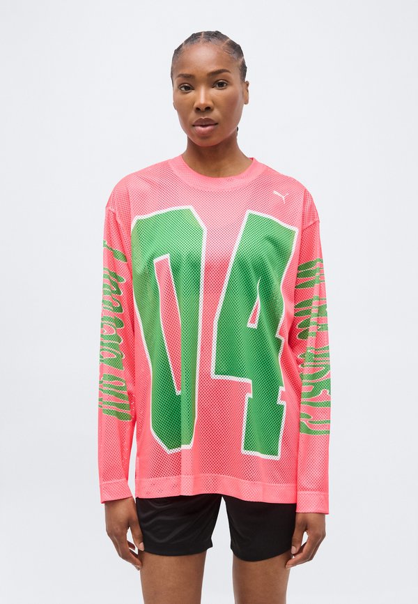 Puma FLAU'JAE OVERSIZED - Long sleeved top - pure pink