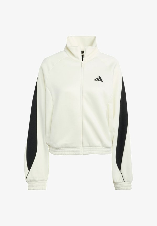 adidas Sportswear W STADIUM TT - Training jacket - off white   black
