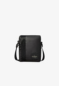 Calvin Klein RUBBERIZED REPORTER - Cross body bag - black