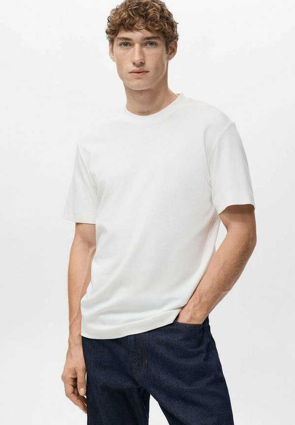 Mango ADULT - Basic T-shirt - off-white