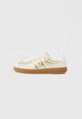 Tommy Hilfiger TH MONOGRAM METALLIC LEATHER TRAINERS