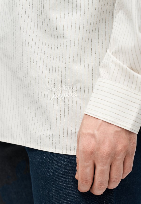 Maison Kitsuné STRIPED OVERSIZE SHIRT
