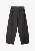 Bershka SUPER - Baggy Jeans - mottled dark grey