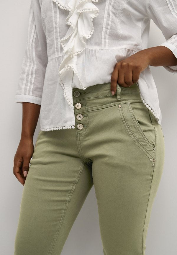 Cream PAULA TWILL  BAIILY FIT