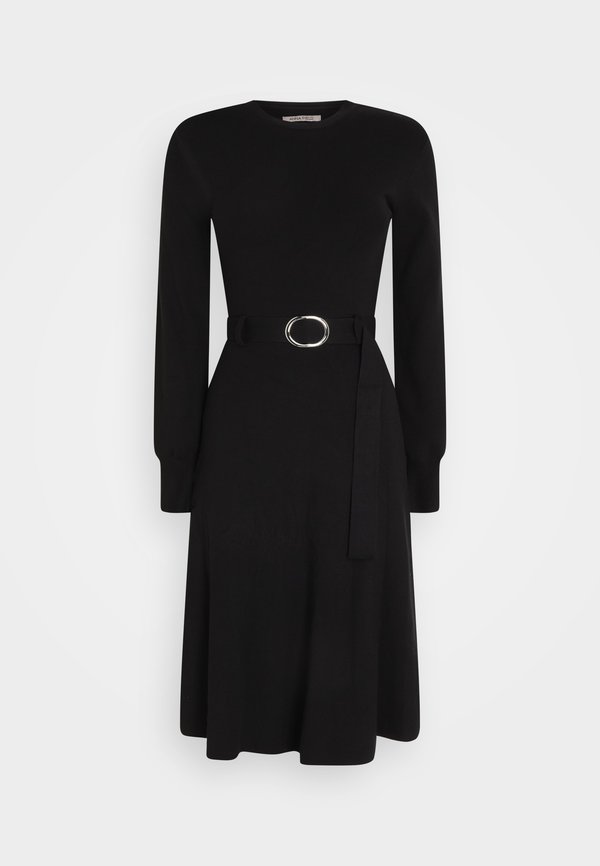 Anna Field by Zalando CREW AUSSCHNITT MIDI STRICKKLEID MIT GÜRTEL