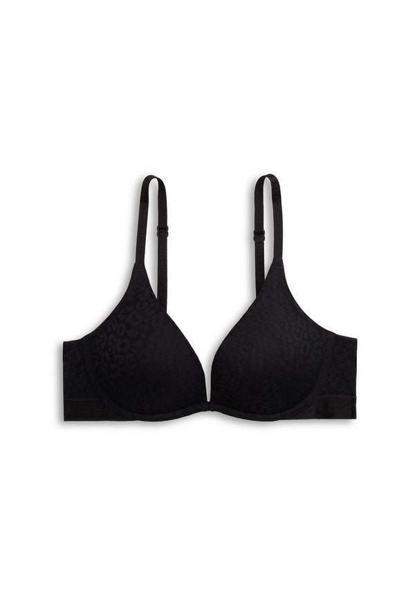 Tommy Hilfiger LEOPARD LACE PLUNGE PUSH-UP BRA