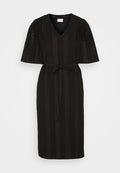 VILA VIAGATHA V-NECK 2/4 KNEE DRESS