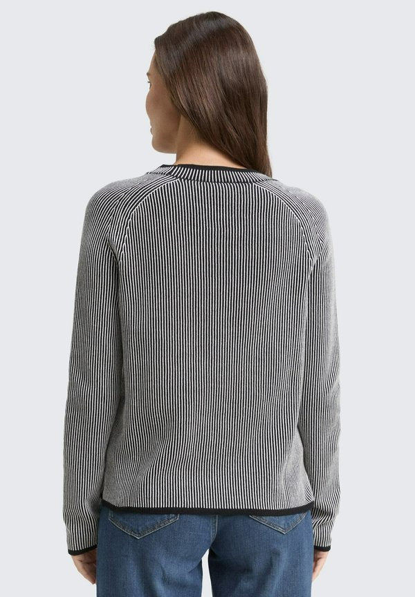 TOM TAILOR PULLOVER MIT RUNDHALSAUSSCHNITT