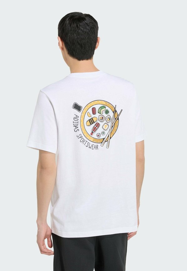 adidas Sportswear ADIDAS SPORTSWEAR SUSHI GRAPHIC T-SHIRT - Print T-shirt - white