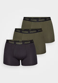 Puma MEN EVERYDAY 3 PACK - Boxer briefs - forest night