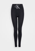 Calvin Klein Underwear WOMEN HIGH WAIST MONOGRAM - Leggings - Stockings - black