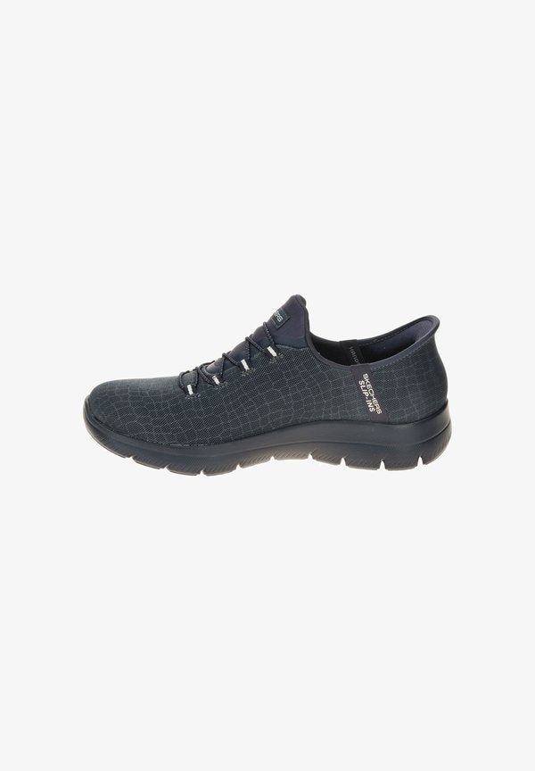 Skechers SUMMITS GLITZER - Slip-ons - blau