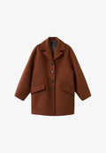 Mango Short coat - brown