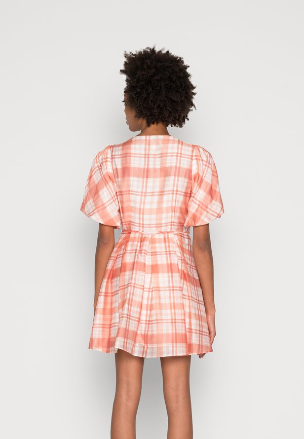 Forever New KRISSY WRAP PUFF SLEEVE DRESS
