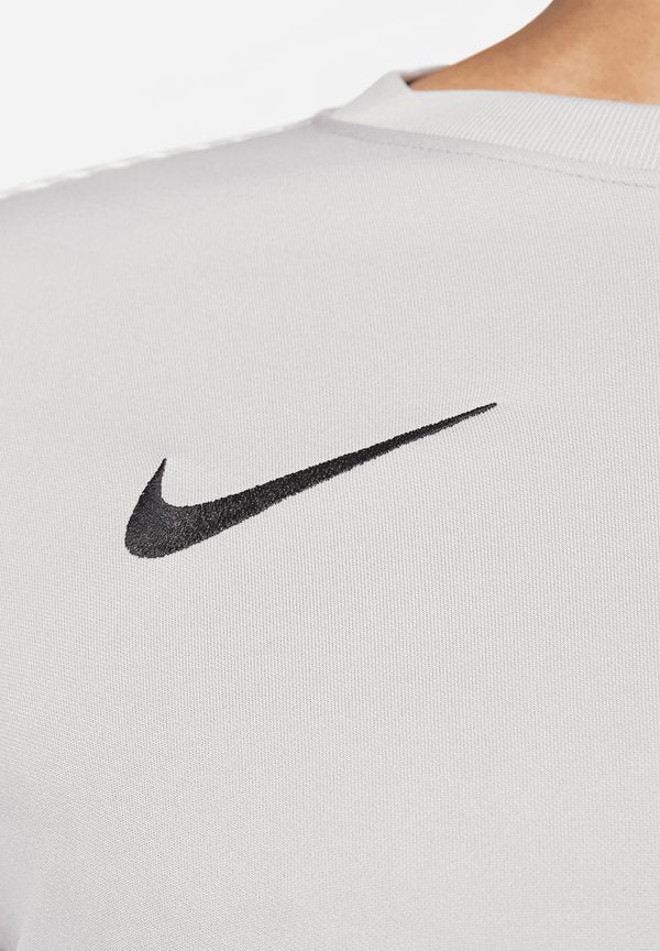 Nike Performance Long sleeved top - pewter grey / white / black
