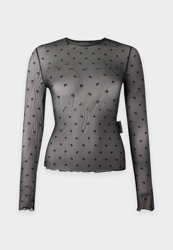 MARINE SERRE PLUMETIS MOON CREW NECK