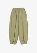 Bershka RUSTIC BLOOMER - Trousers - khaki