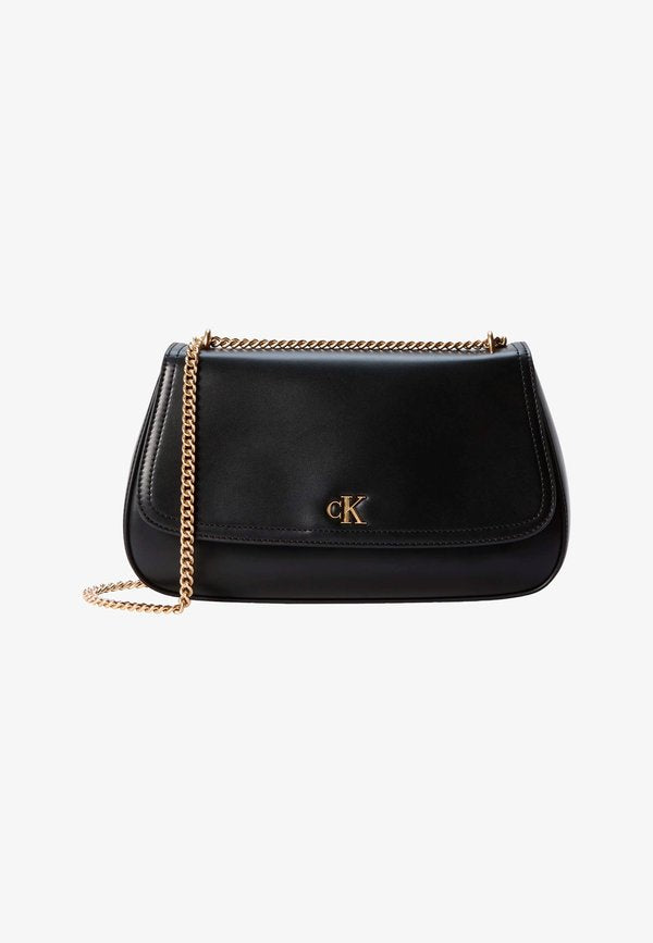 Calvin Klein CONVERTIBLE CHAIN MEDIUM - Cross body bag - black