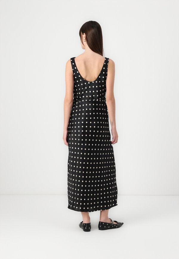 Abercrombie & Fitch Cowl Neck Draped Maxi Dress