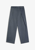 Bershka SUPER BAGGY DOUBLE DART - TROUSERS - Trousers - royal blue