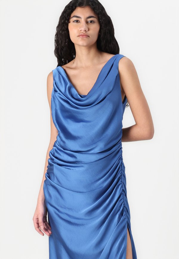 Abercrombie & Fitch Cowl Neck Draped Maxi Dress