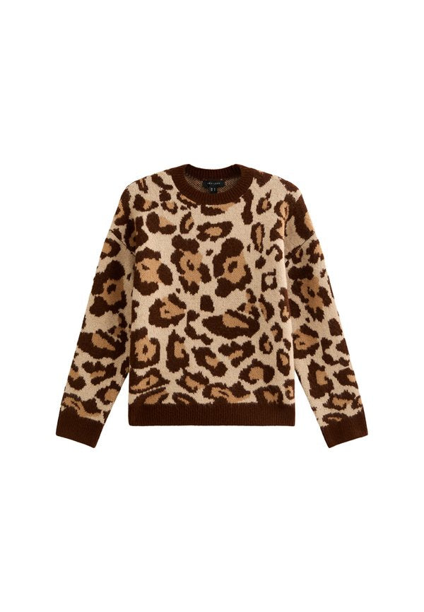 New Look ANIMAL PATTERN CREW NECK