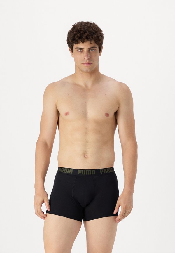 Puma EVERYDAY BASIC 2 PACK - Boxer briefs - forest night tonal