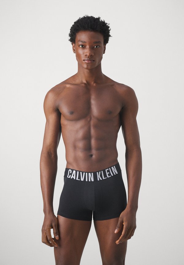 Calvin Klein Underwear INTENSE POWER 3 PACK - Trunks - black/grey heather/white