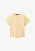 Mango ADULT - Basic T-shirt - light yellow