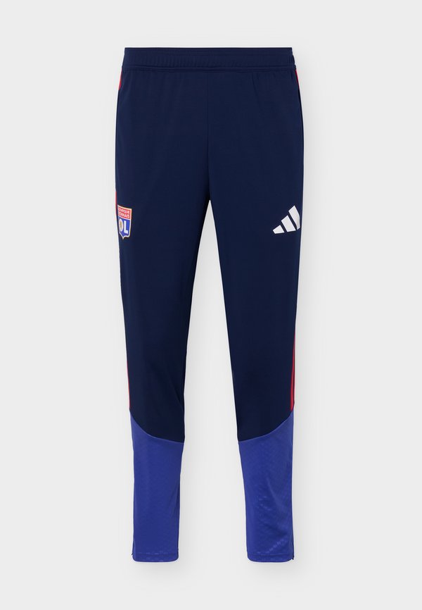 adidas Performance OLYMPIQUE LYONNAIS 26/27 TIRO26 COMPETITION TRAINING PANTS - Club wear - team navy blue/pure ruby